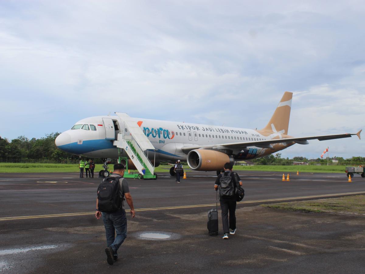 Super Air Jet Resmi Mendarat di Sampit, Tonggak Baru Konektivitas Udara Kotawaringin&nbsp;Timur